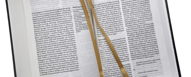 Opin Biblía á upphafi Postulasögunnar
