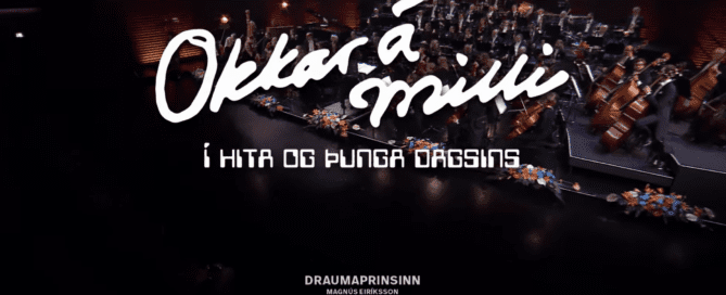 Mynd af youtube myndbandi sinfoníuhljómsveitar íslands.